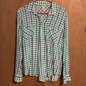 Ladies button down blouse